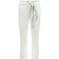 Guess Jeans Bianco Lyocell women's skinny jeans, fitted denim with a high waist and classic five-pocket design.