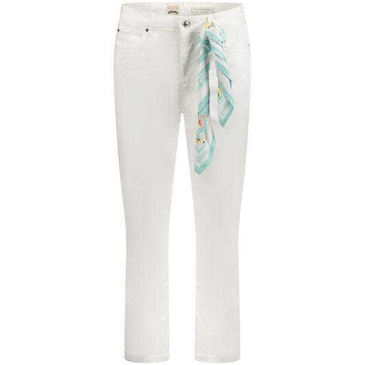 Guess Jeans White Lyocell Women Jeans Guess Jeans
