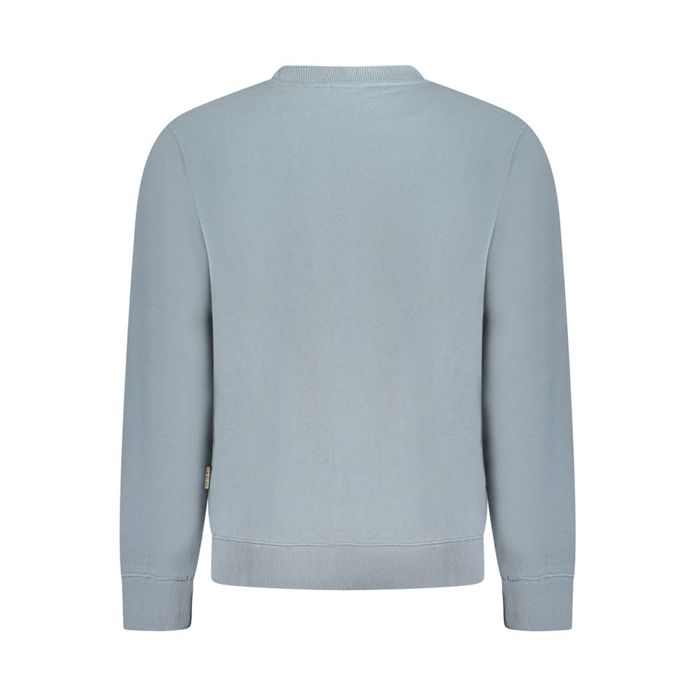 Napapijri Gray Cotton Men Sweater Napapijri