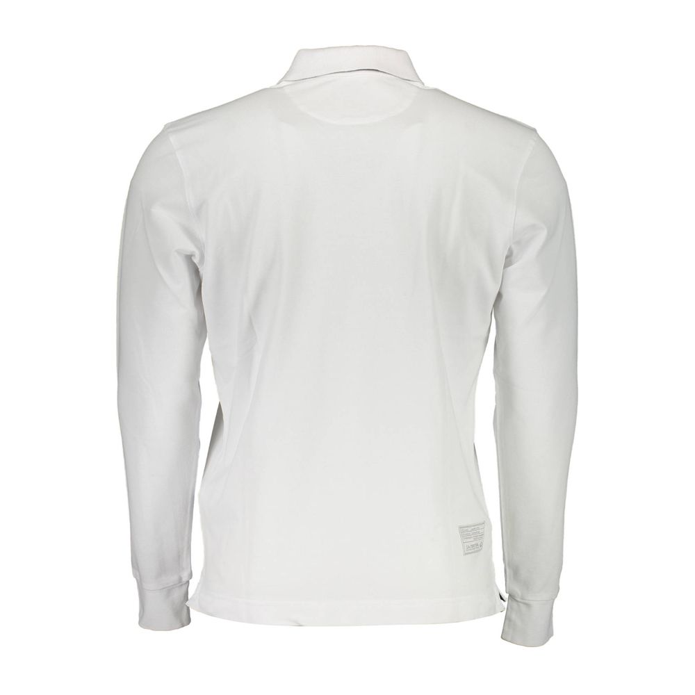 La Martina elegant long-sleeved polo shirt with contrast detailing, featuring a classic fit and refined style.
