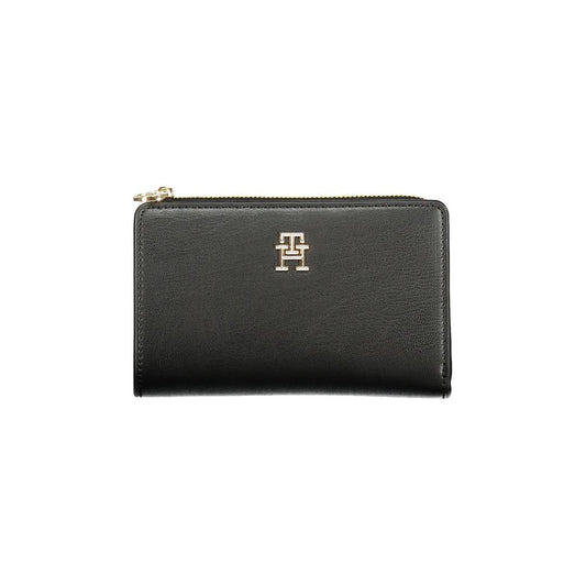 Tommy Hilfiger Black Polyethylene Women Wallet Tommy Hilfiger