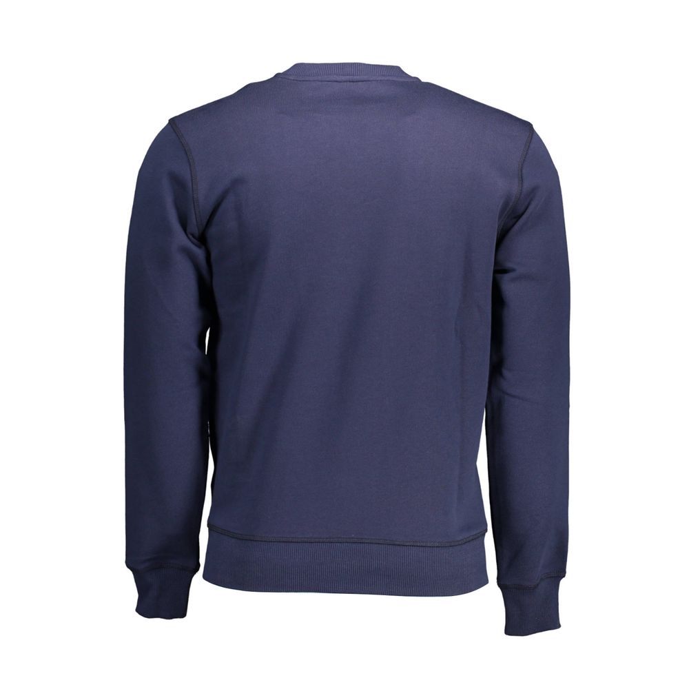 North Sails Blue Cotton Men Sweater North Sails