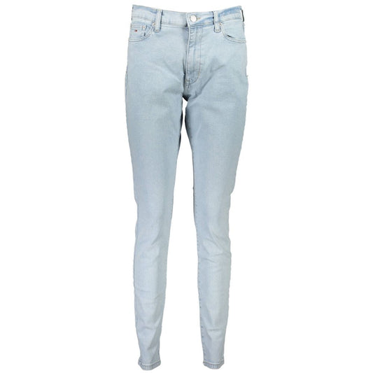 Tommy Hilfiger Light Blue Cotton Women Jean Tommy Hilfiger