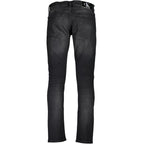 Calvin Klein Black Cotton Men's Slim-Fit Jeans Calvin Klein