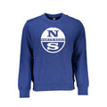 Blue cotton men's sweatshirt from North Sails featuring a classic crewneck and relaxed fit.
