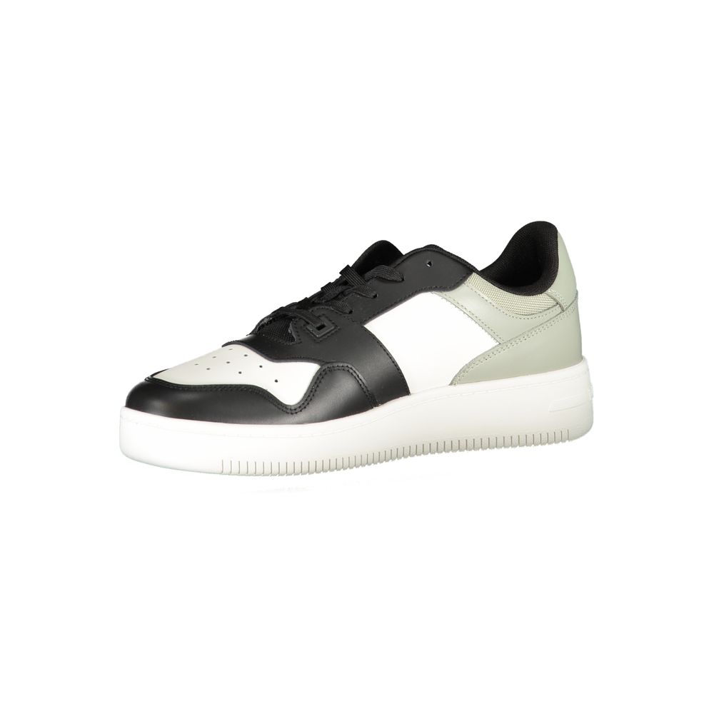 Tommy Hilfiger Nero Leather Men Sneaker Tommy Hilfiger