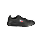 Tommy Hilfiger Nero polyurethane men's sneaker with sleek black design and sporty style.