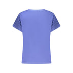 North Sails Blue Cotton Women T-Shirt North Sails