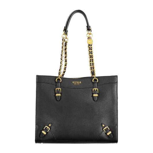 Guess Jeans Black Polyethylene Women Handbag Guess Jeans