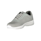 Mares brown polyester men's sneaker with white sole and lace-up design, casual athletic footwear for everyday wear