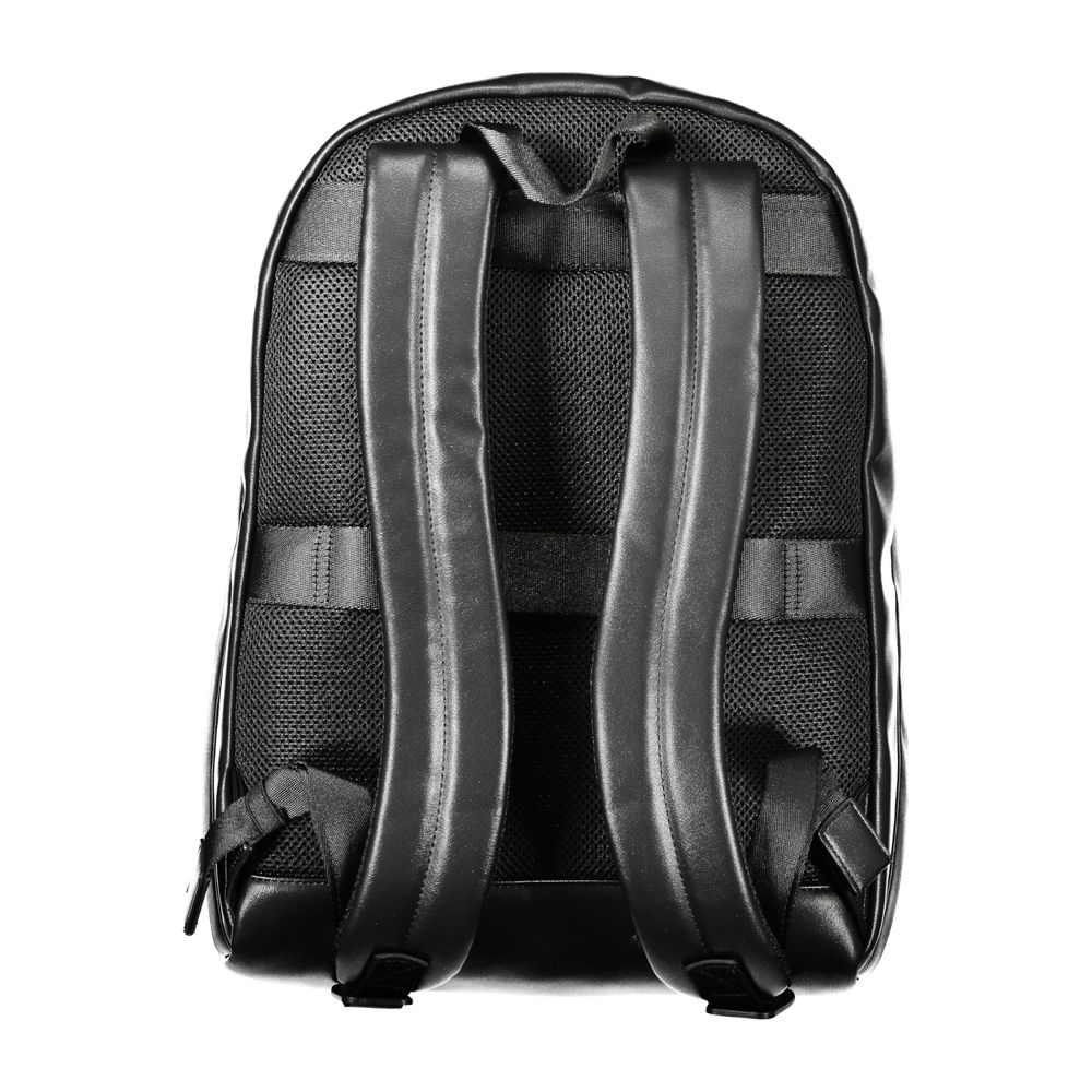 Tommy Hilfiger Black Polyethylene Men Backpack Tommy Hilfiger