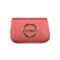 Mario Valentino Rosso women's polyurethane bag with sleek design, featuring a structured silhouette and stylish gold-tone hardware.