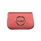 Mario Valentino Rosso women's polyurethane bag with sleek design, featuring a structured silhouette and stylish gold-tone hardware.