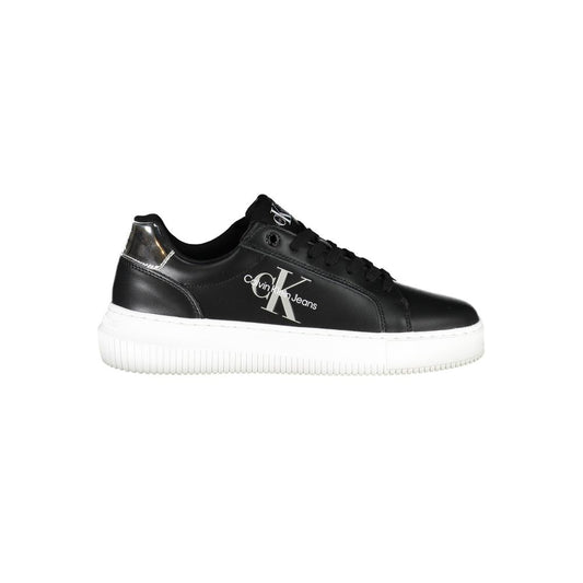 Calvin Klein Nero Leather Women Sneaker Calvin Klein