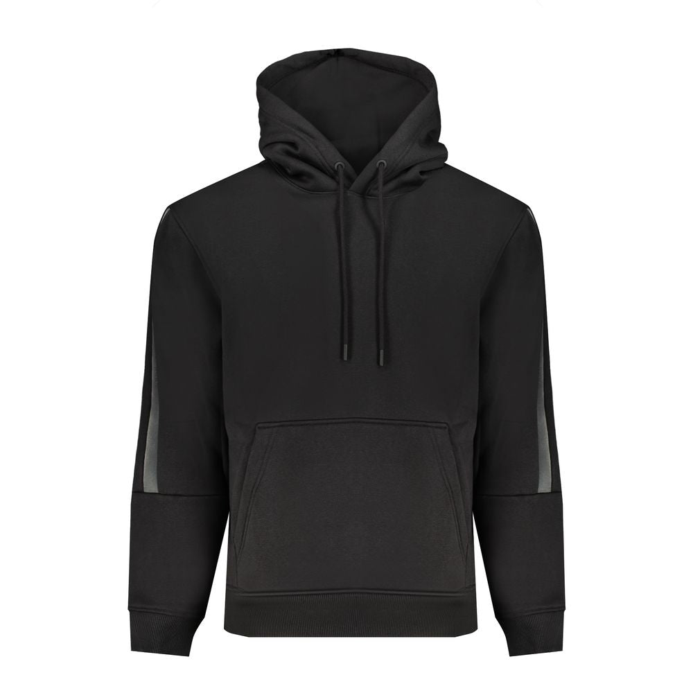 Calvin Klein Nero cotton men's sweatshirt with crew neck and long sleeves, in black with subtle branding details.