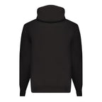 Calvin Klein Nero cotton men's sweatshirt with crew neck and long sleeves, soft black fabric for casual wear