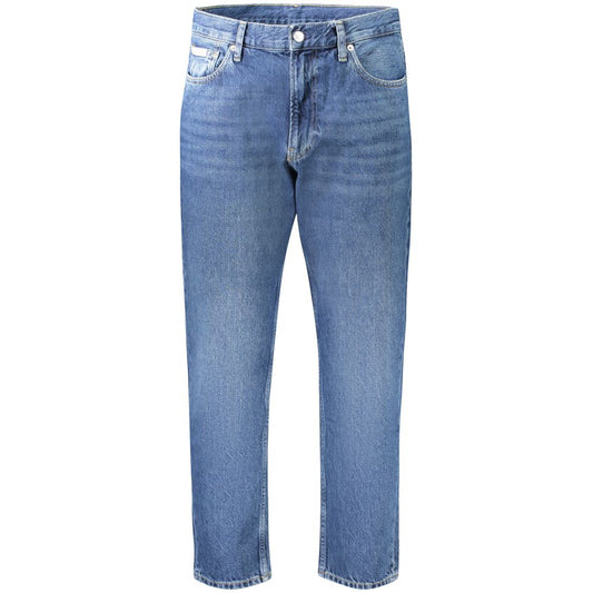 Calvin Klein Blue Cotton Men Jeans Calvin Klein