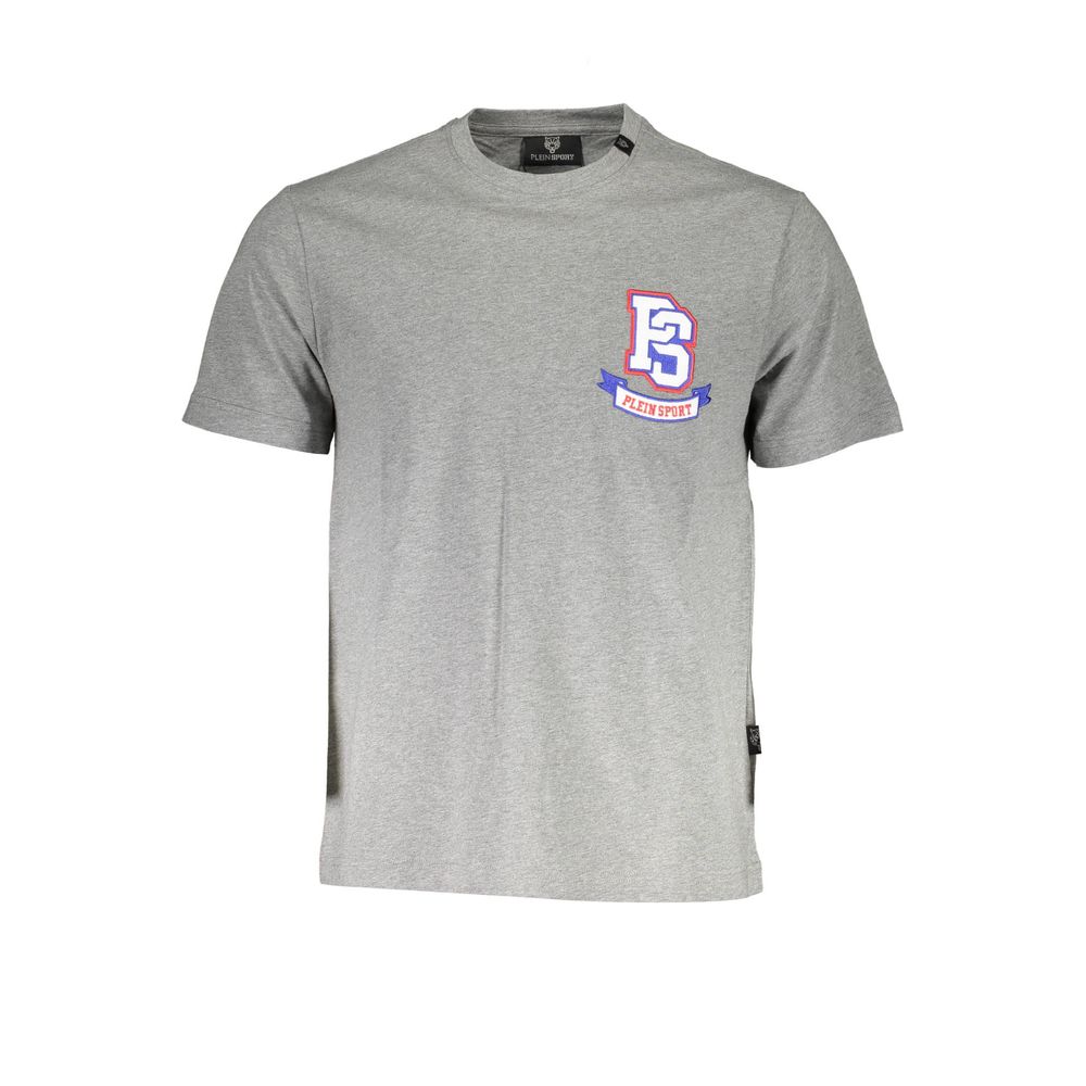 Plein Sport Brown Cotton Men T-Shirt Plein Sport