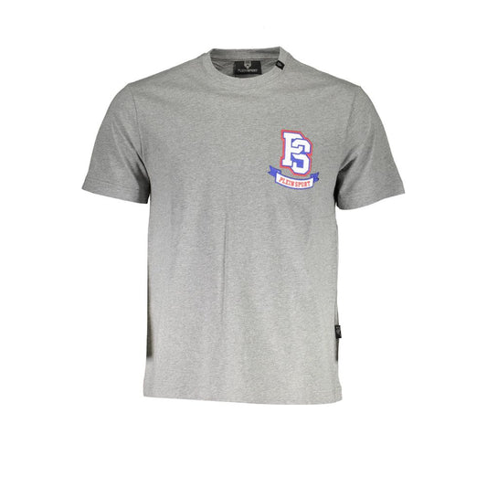Plein Sport Brown Cotton Men T-Shirt Plein Sport