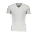 Guess Jeans Gray Cotton Men T-Shirt