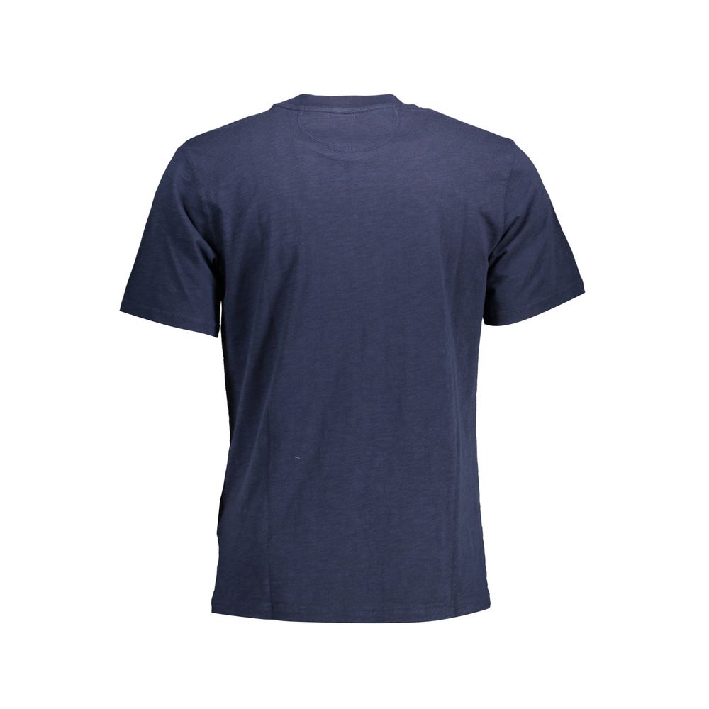 La Martina Blue Cotton Men T-Shirt La Martina
