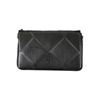 Calvin Klein black polyester women’s shoulder bag with sleek design and adjustable strap, perfect for everyday use.