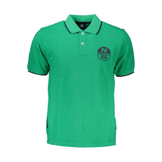North Sails Verde Cotton Men Polo Shirt North Sails