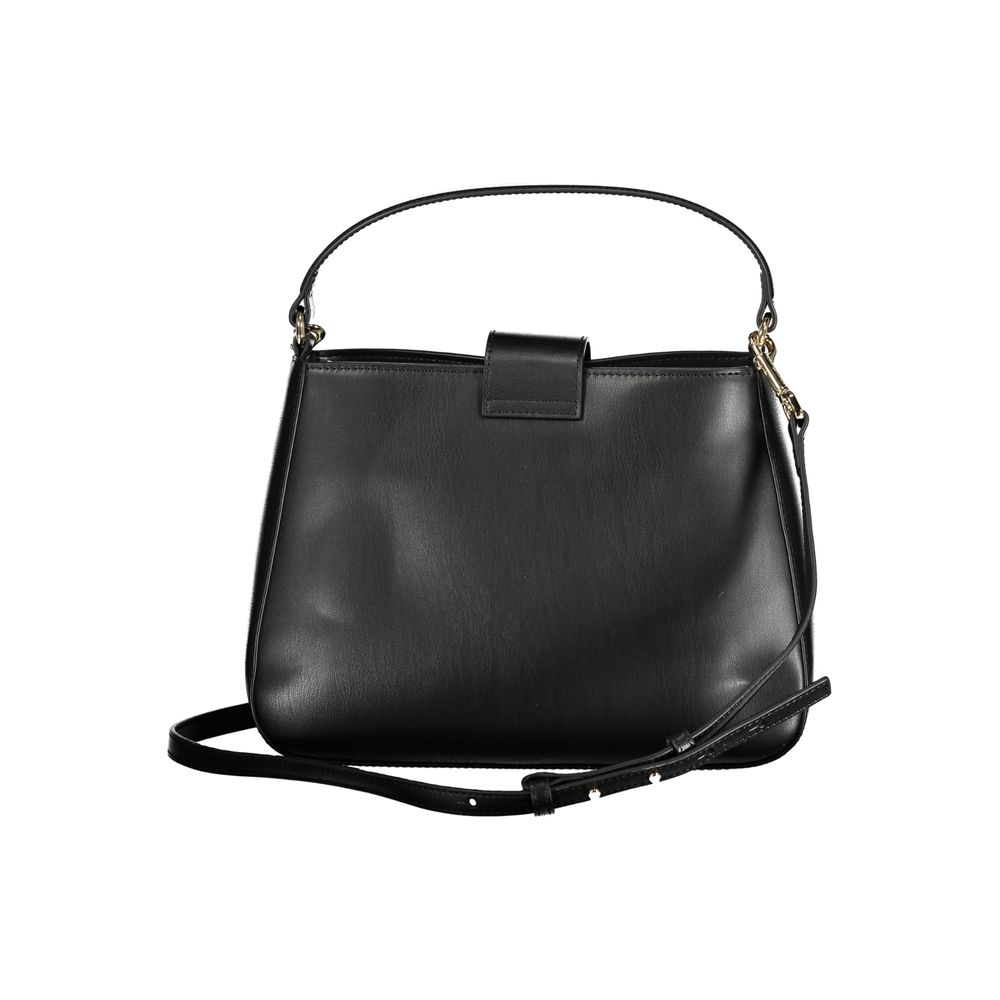 Tommy Hilfiger Nero polyurethane women's handbag with sleek design and subtle logo detail.