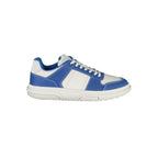 Tommy Hilfiger Bianco polyurethane men's sneaker with white design and casual sporty style, featuring brand logo details.