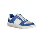 Tommy Hilfiger Bianco men's sneaker with polyurethane upper, white athletic shoe with logo details, casual footwear for everyday wear.