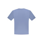 North Sails Blu Cotton Men T-Shirt showing navy blue fabric with a crew neck and short sleeves.