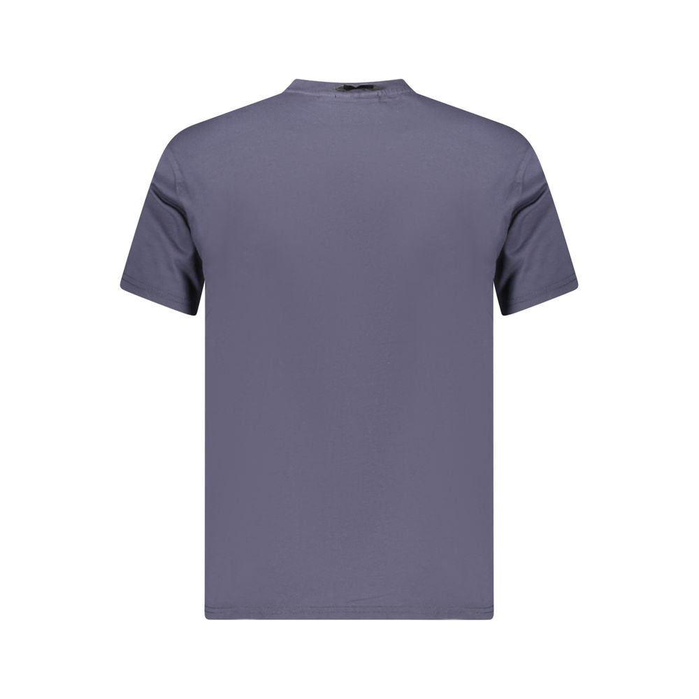 Napapijri Blue Cotton Men T-Shirt Napapijri
