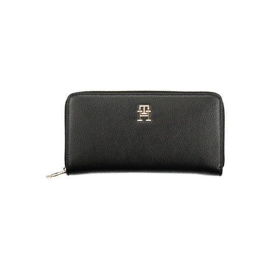 Tommy Hilfiger Black Polyethylene Women Wallet Tommy Hilfiger