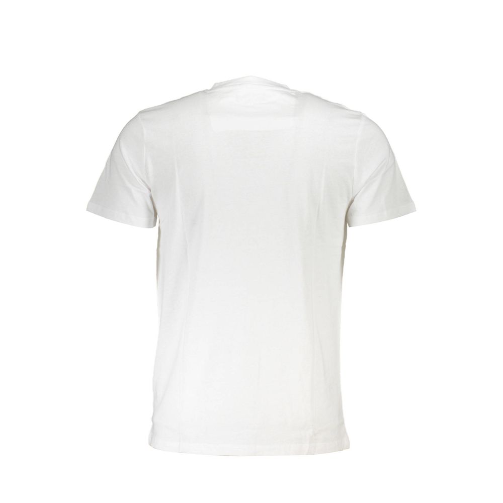 Brown cotton men's T-shirt by Cavalli Class, featuring a comfortable fit and classic design, shown on a plain background.