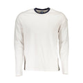 White North Sails cotton men's T-shirt with crew neckline and short sleeves, displayed flat on a plain background.