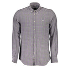 Harmont & Blaine Viola cotton men's shirt with a classic collar and button-down front, featuring a stylish design.