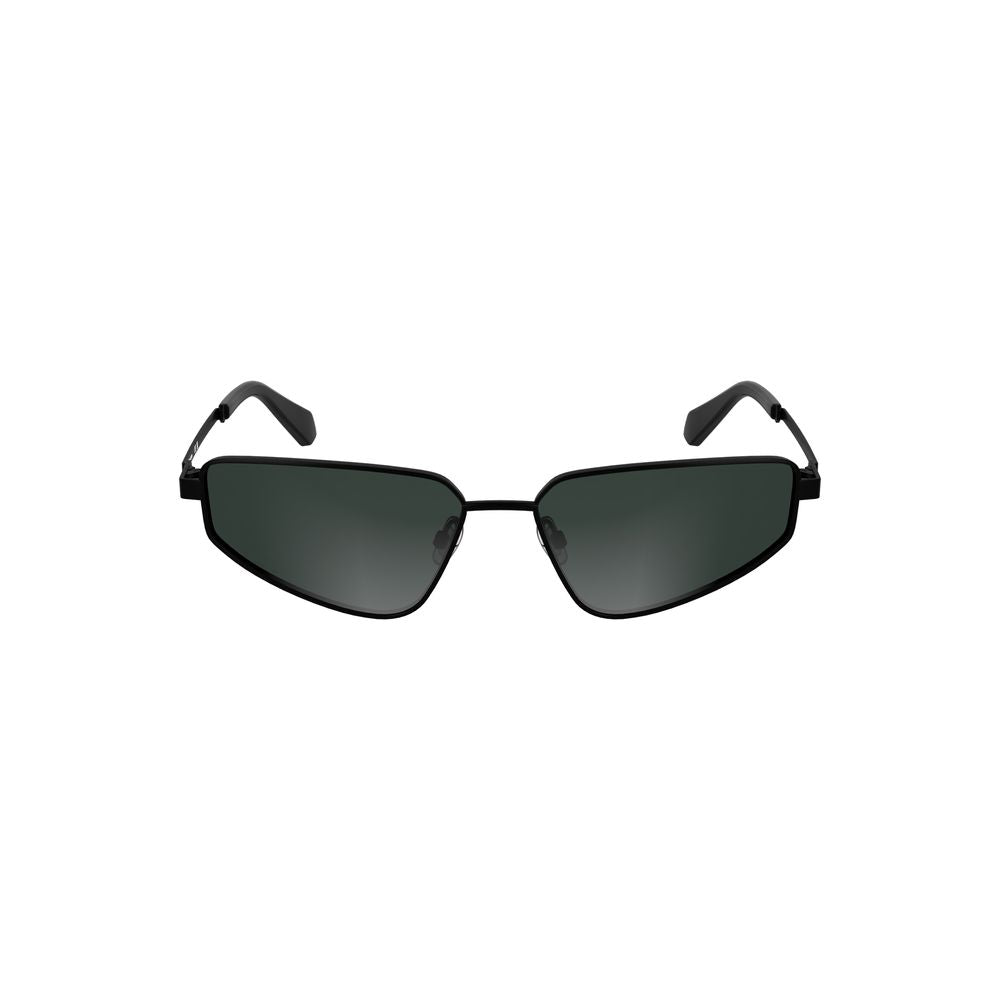 Calvin Klein black metal women’s sunglasses with sleek frame and tinted lenses, stylish accessory for sun protection