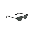 Calvin Klein black metal women's sunglasses with sleek frame and tinted lenses, stylish and modern eyewear.