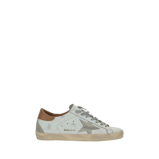 Golden Goose White Leather Superstar Sneakers Golden Goose