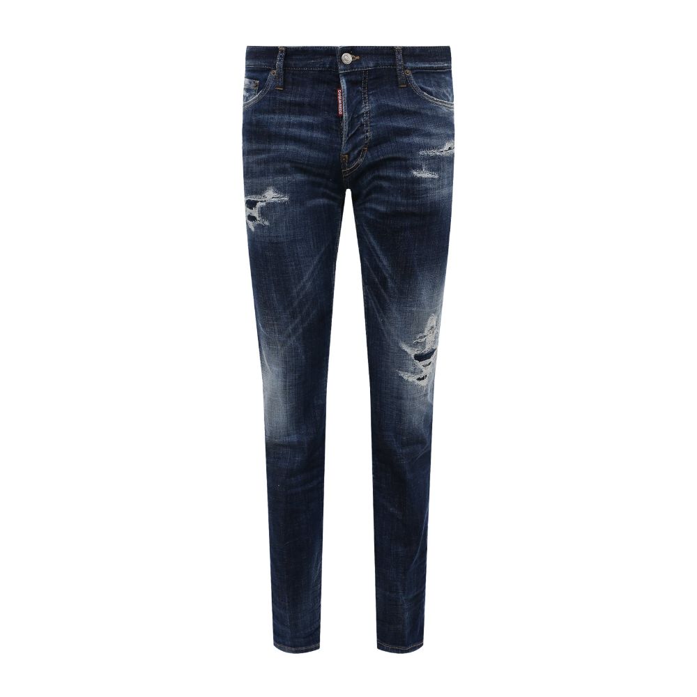 Dsquared² Blue Cotton Jeans & Pant Dsquared²