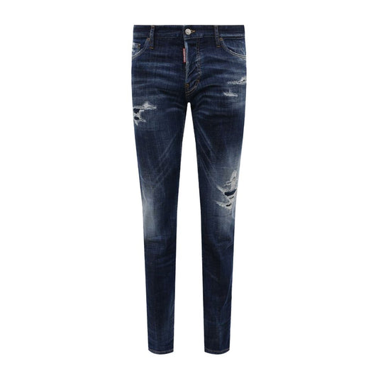 Dsquared² Blue Cotton Jeans & Pant Dsquared²