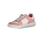 Tommy Hilfiger Rosa Poliuretano Donna Sneaker with white sole and pink upper, casual athletic footwear for women.