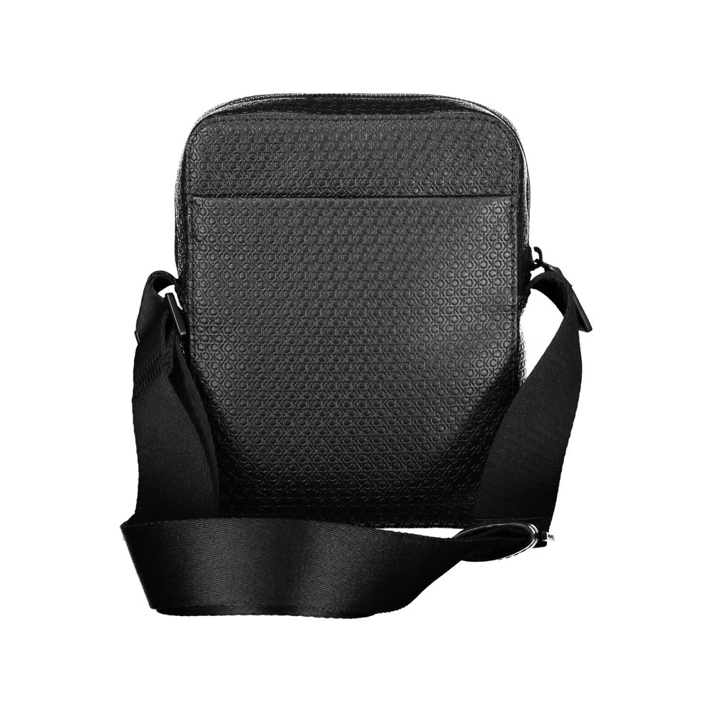 Calvin Klein Elegant Black Shoulder Bag with Contrasting Accents Calvin Klein