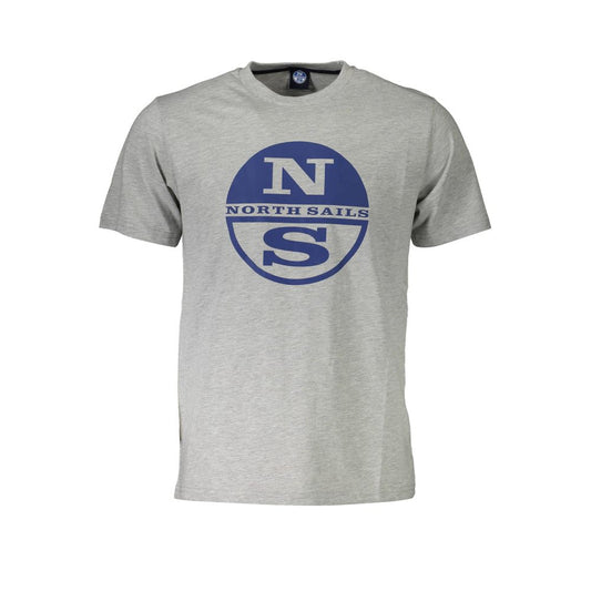 North Sails Grigio Cotton Mens T-Shirt North Sails