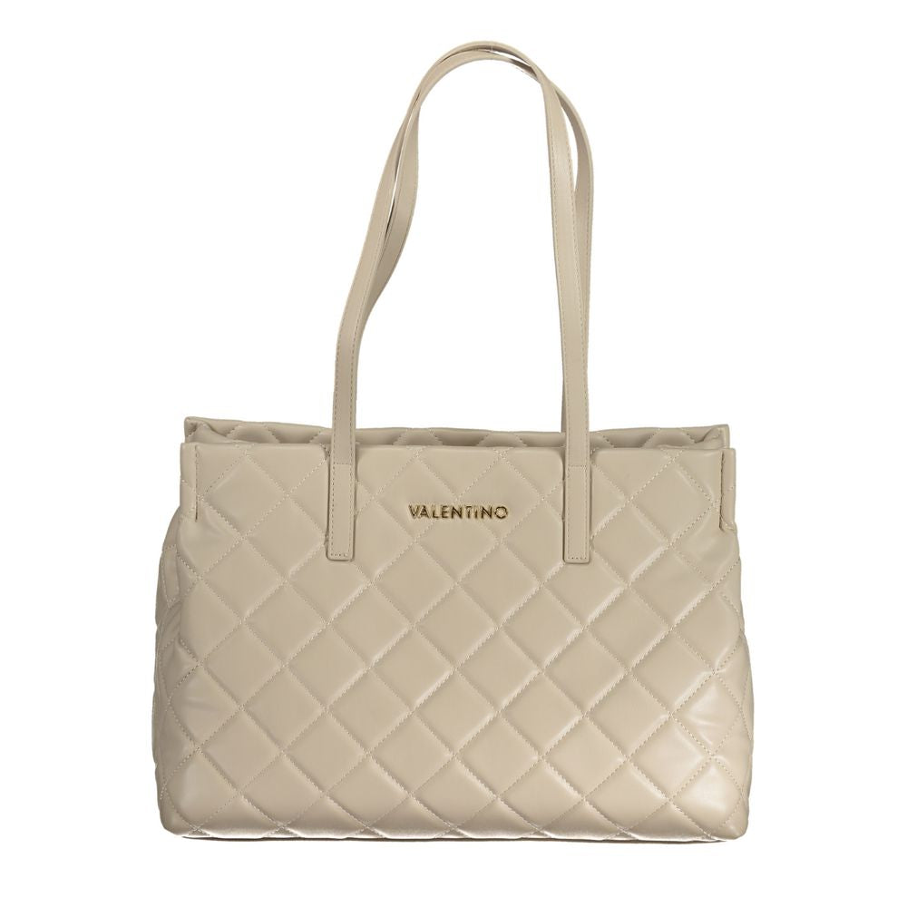 Mario Valentino Beige Polyethylene Handbag Mario Valentino