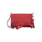Mario Valentino Rosso women's polyurethane bag with sleek design and adjustable strap, perfect for stylish everyday use.