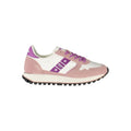 Blauer Bianco women's polyurethane sneakers with white uppers and sporty design, perfect for casual wear.