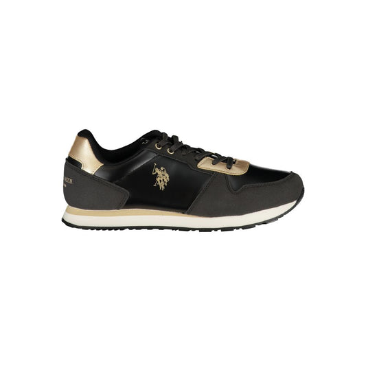 U.S. POLO ASSN. Black Polyester Sneaker U.S. POLO ASSN.
