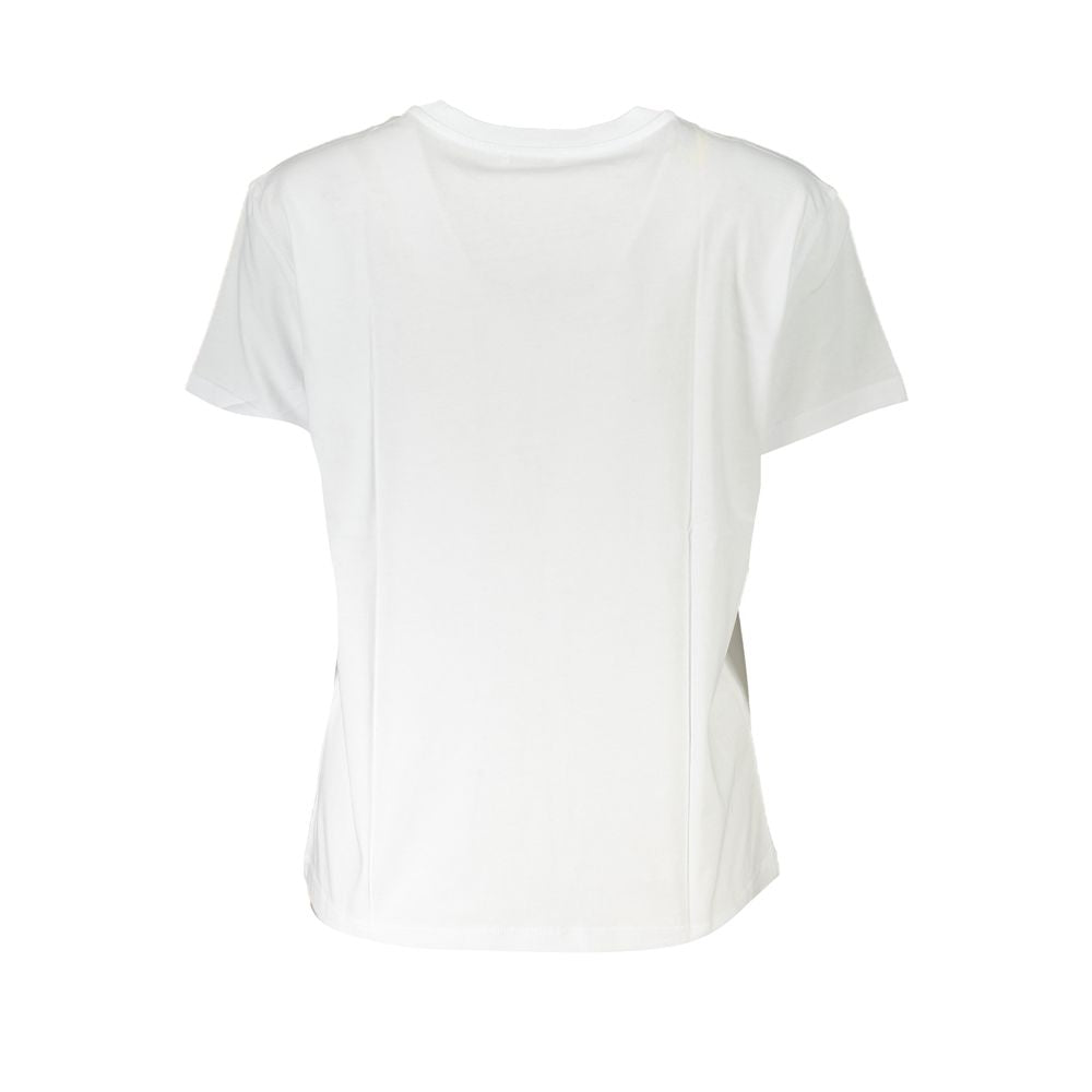 Patrizia Pepe Bianco Organic Cotton Women T-Shirt Patrizia Pepe
