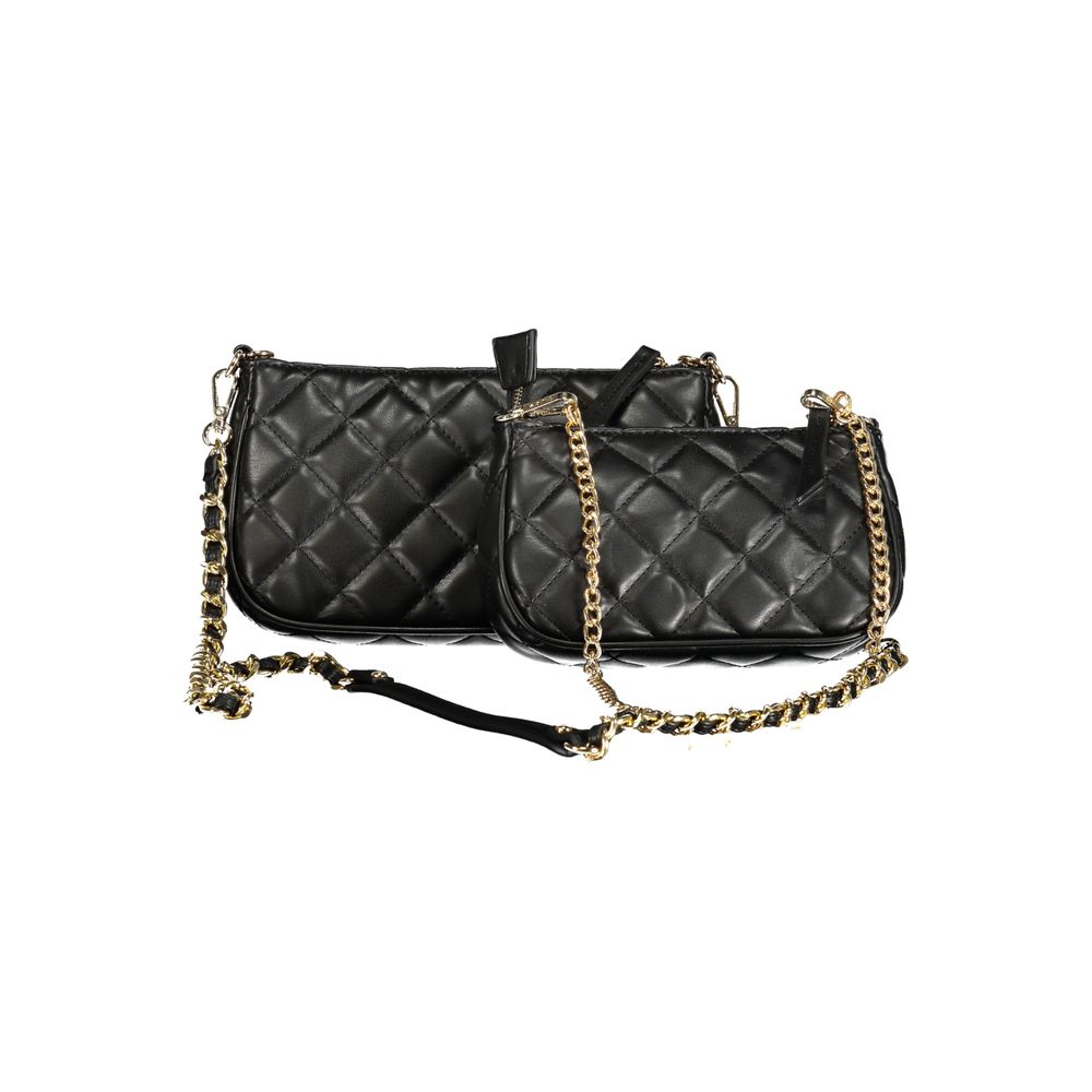 Mario Valentino Black Polyethylene Handbag Mario Valentino